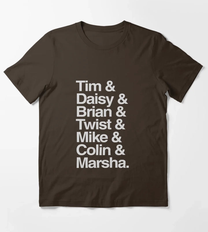 Tim Daisy Skip to the end T-Shirt Brown