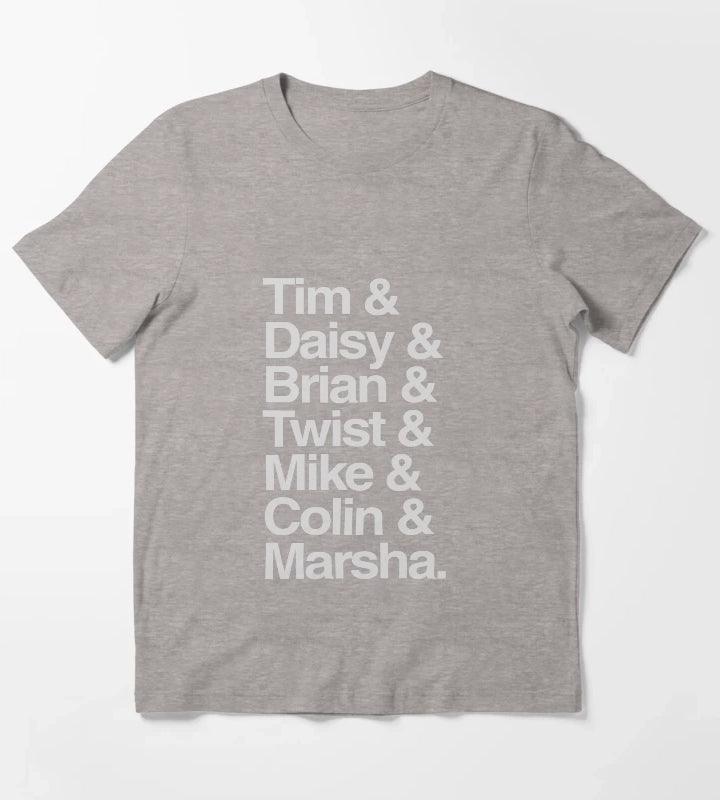 Tim Daisy Skip to the end T-Shirt Heather Grey