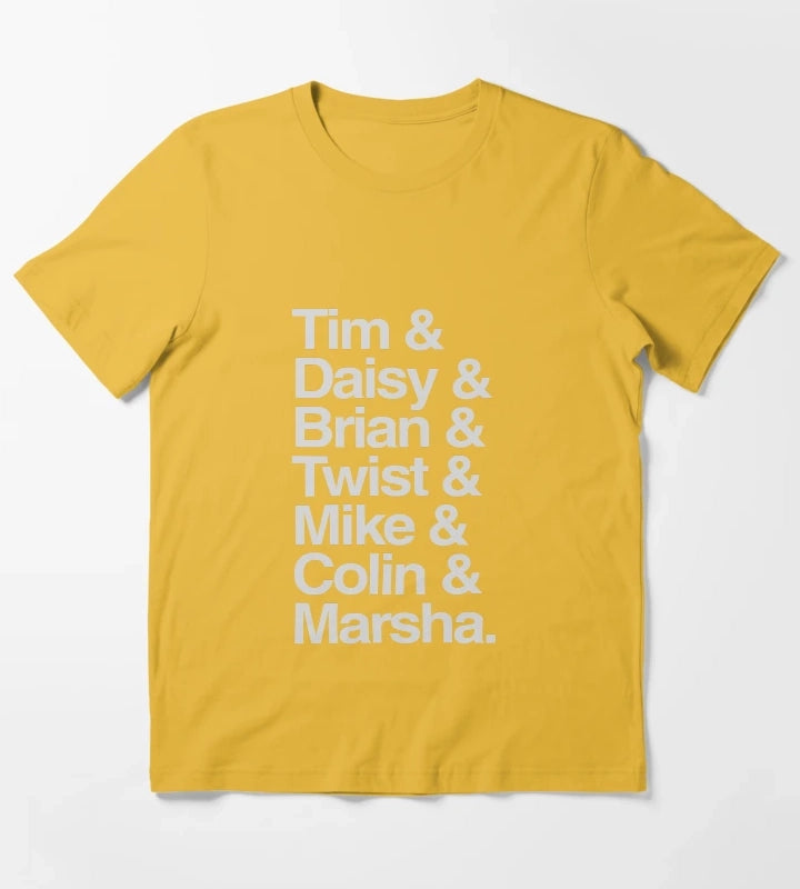 Tim Daisy Skip to the end T-Shirt Yellow