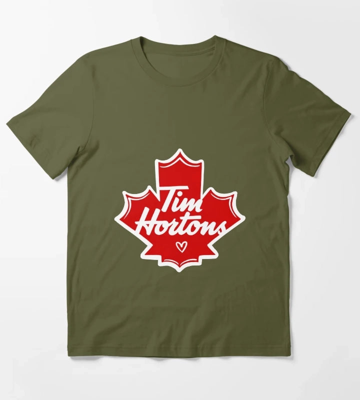 Tim Hortons T-Shirt Olive Green