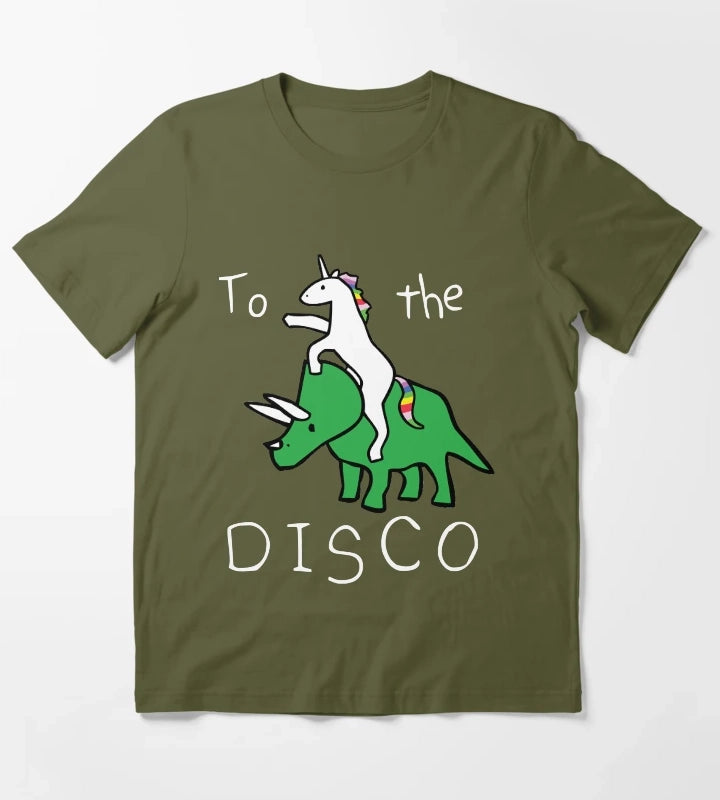 To The Disco T-Shirt Olive Green