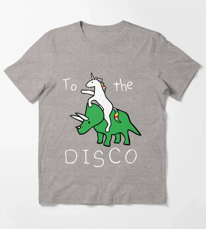 To The Disco T-Shirt Heather Grey