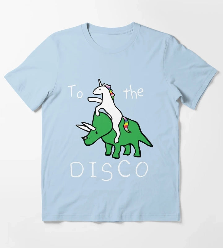 To The Disco T-Shirt Sky Blue