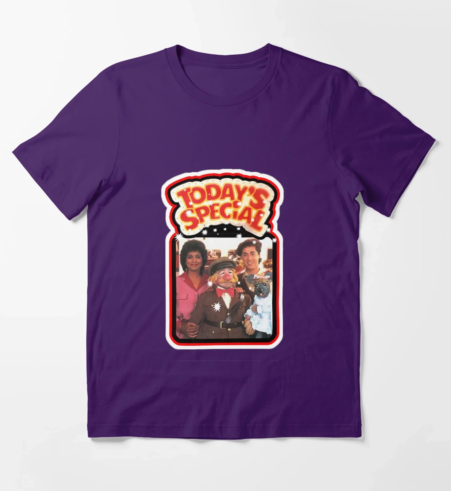 Todays Special Retro 80s Nickelodeon T-Shirt Purple