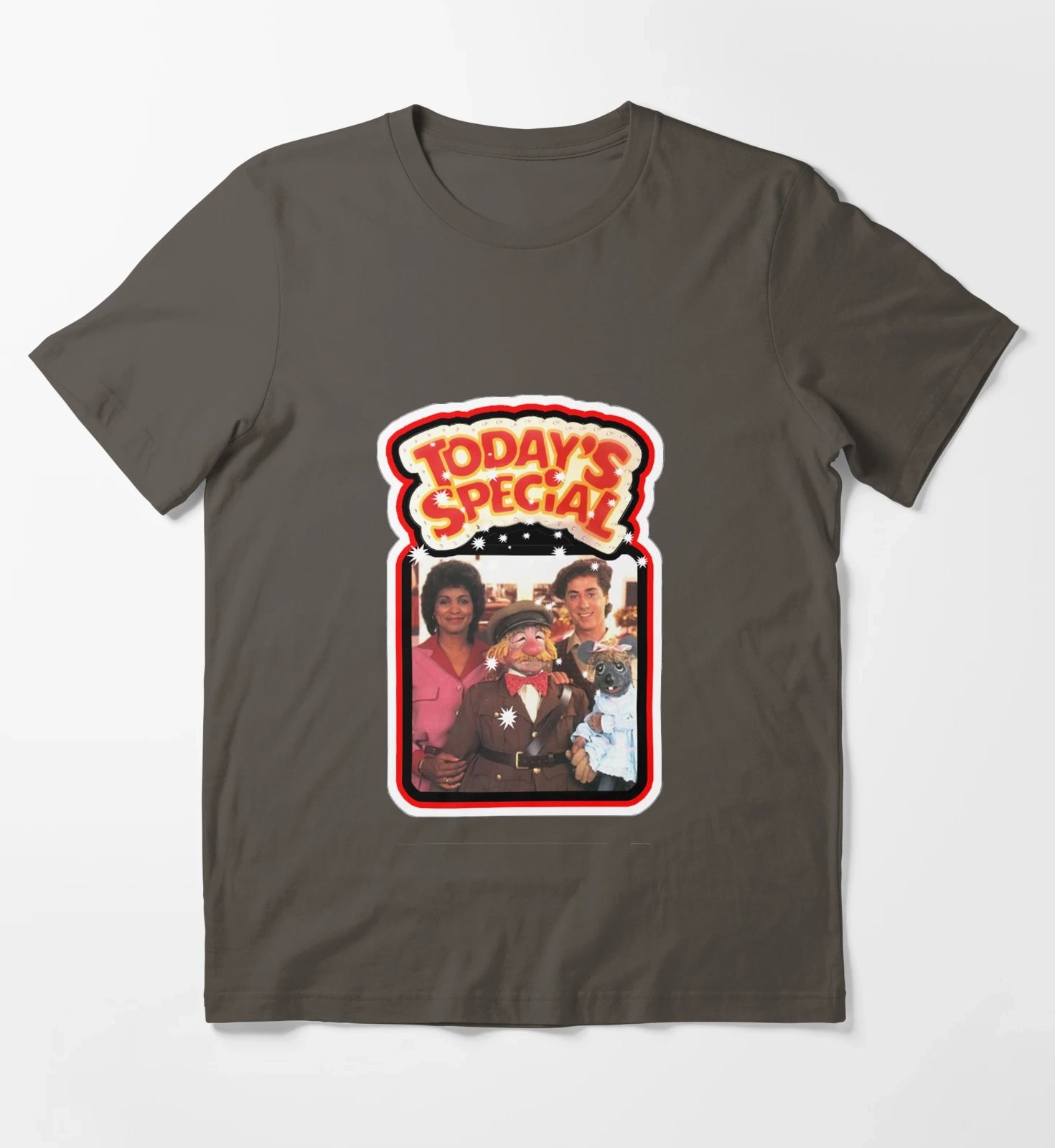 Todays Special Retro 80s Nickelodeon T-Shirt Dark Grey