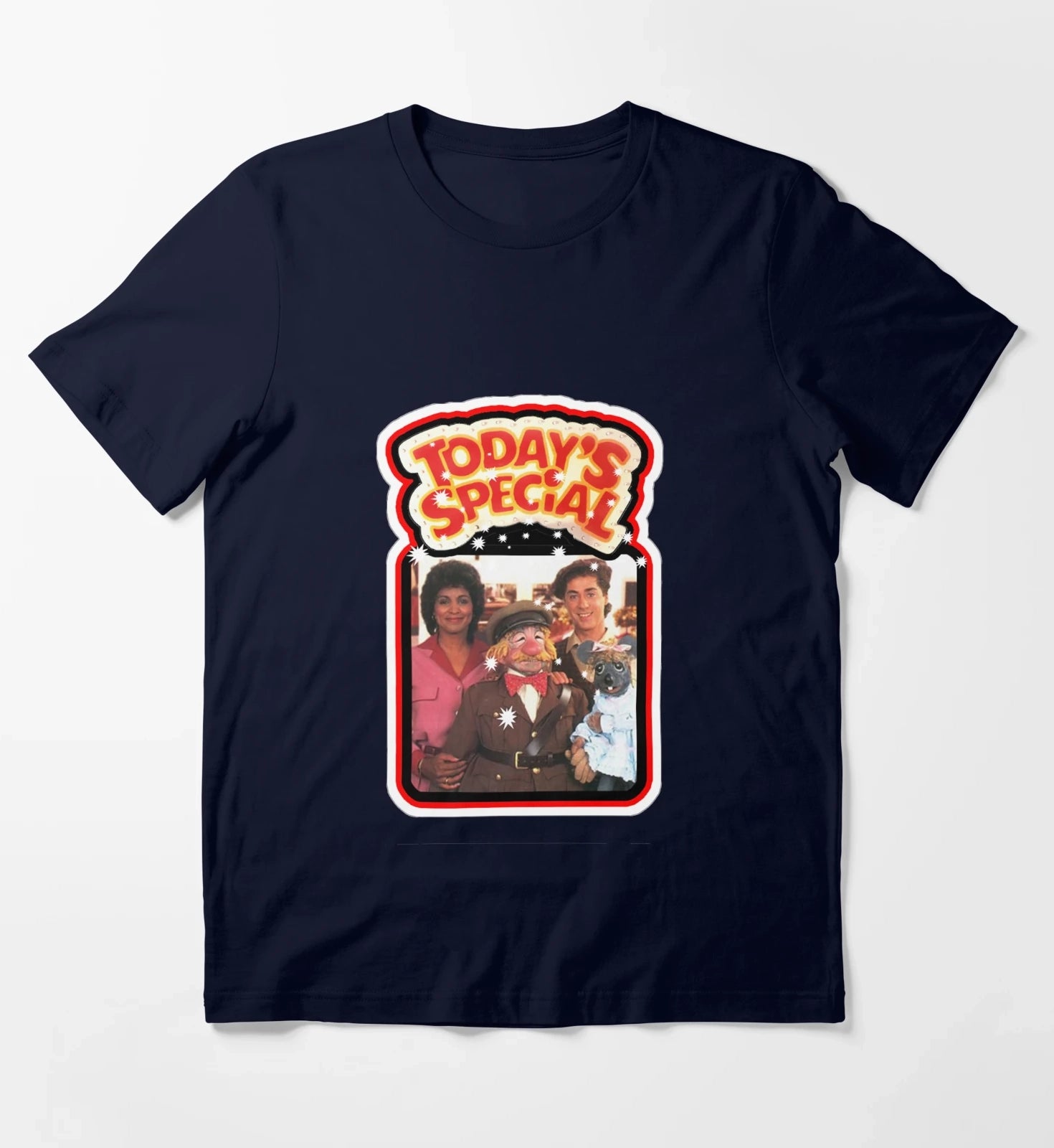 Todays Special Retro 80s Nickelodeon T-Shirt Navy