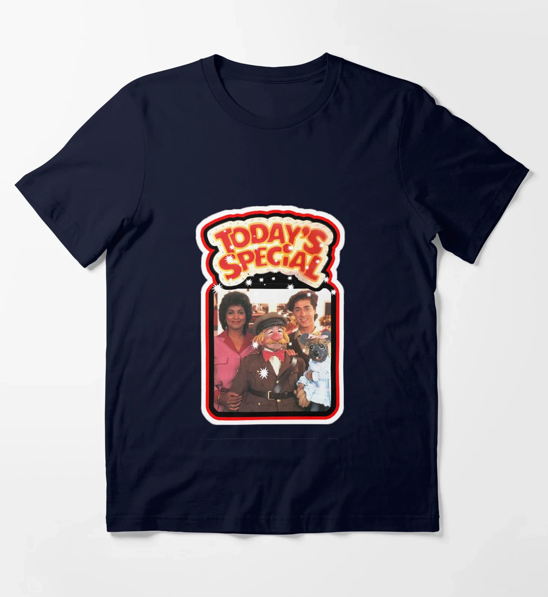 Todays Special Retro 80s Nickelodeon T-Shirt Navy