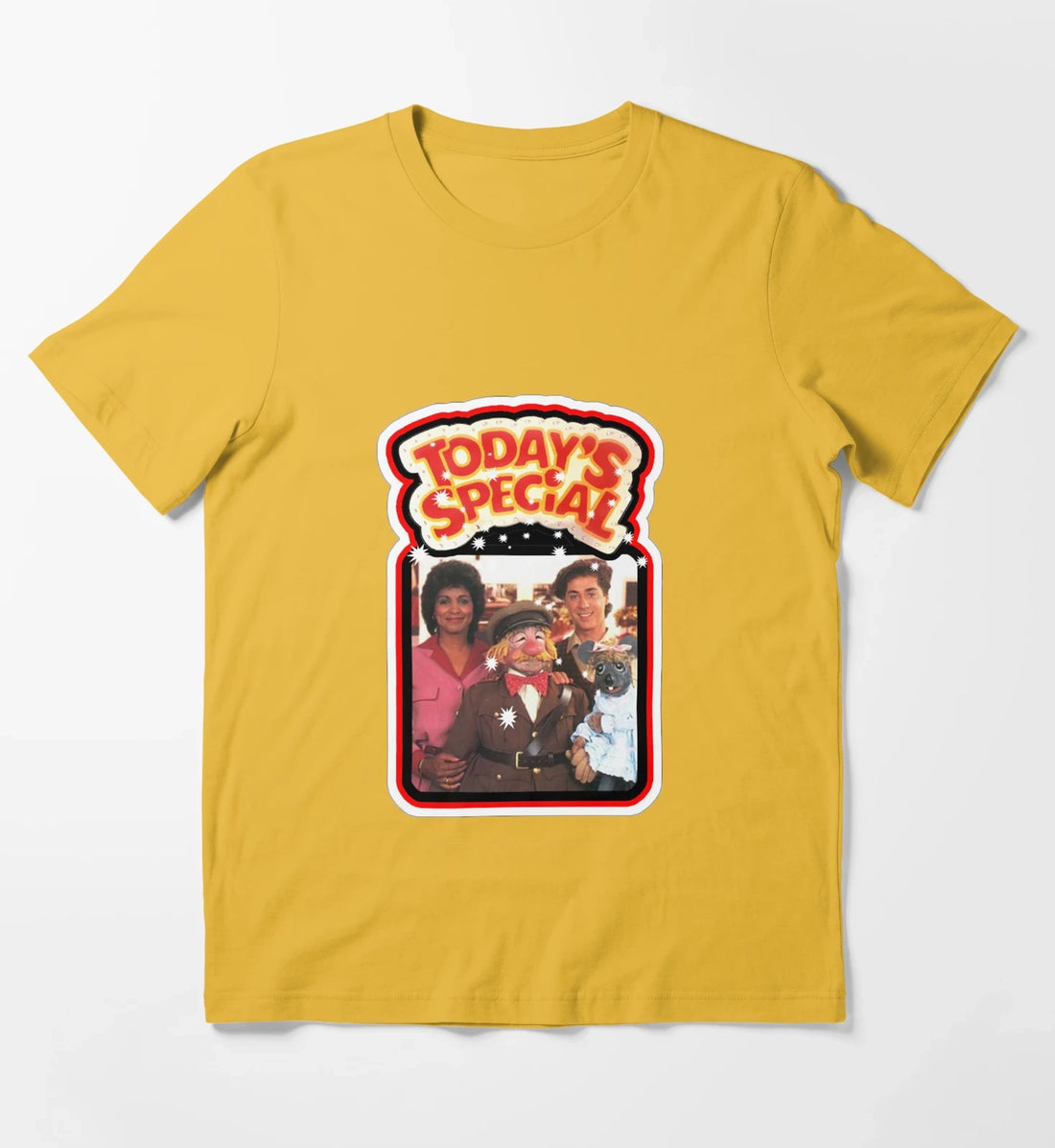 Todays Special Retro 80s Nickelodeon T-Shirt Yellow