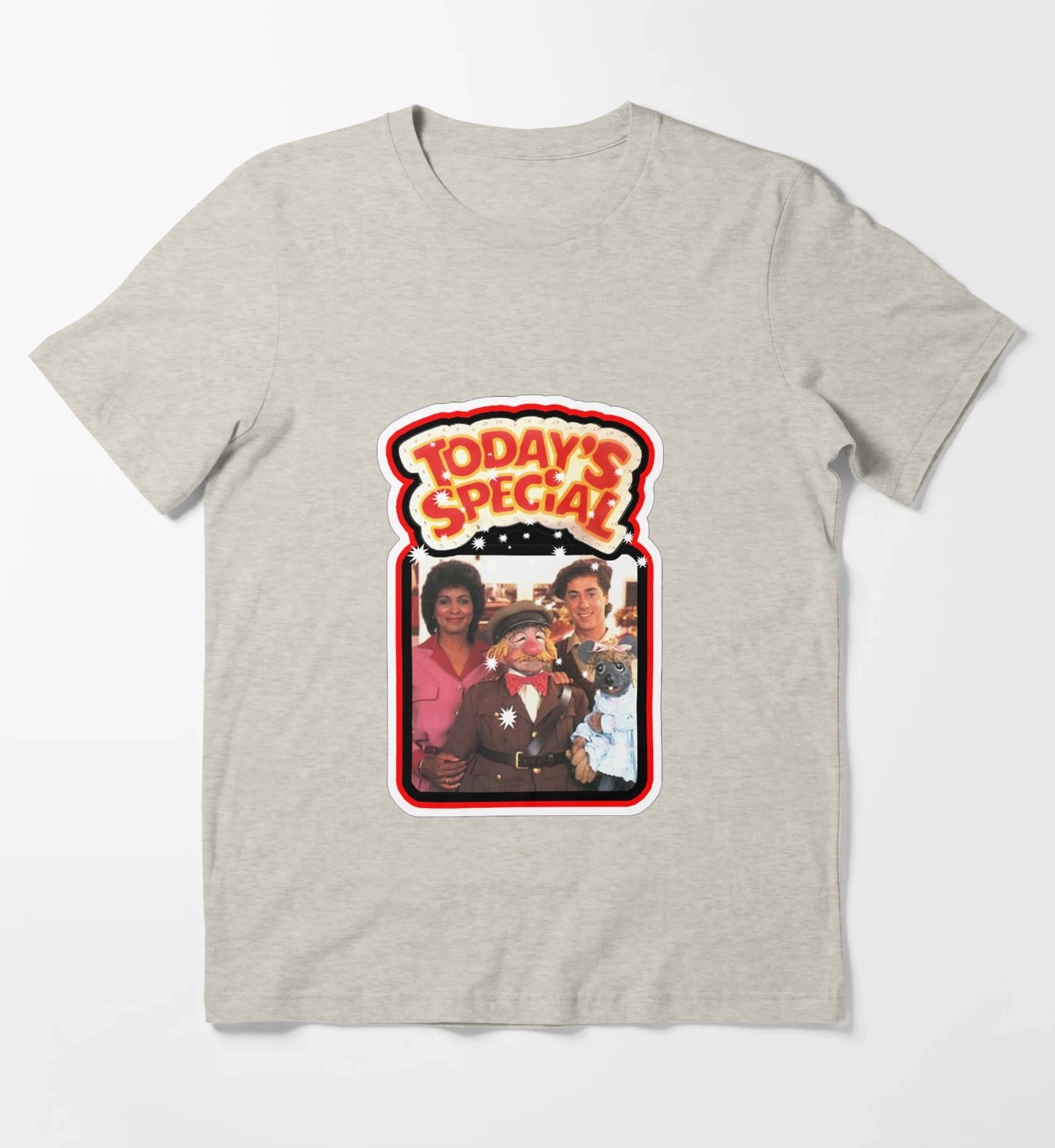 Todays Special Retro 80s Nickelodeon T-Shirt Cream