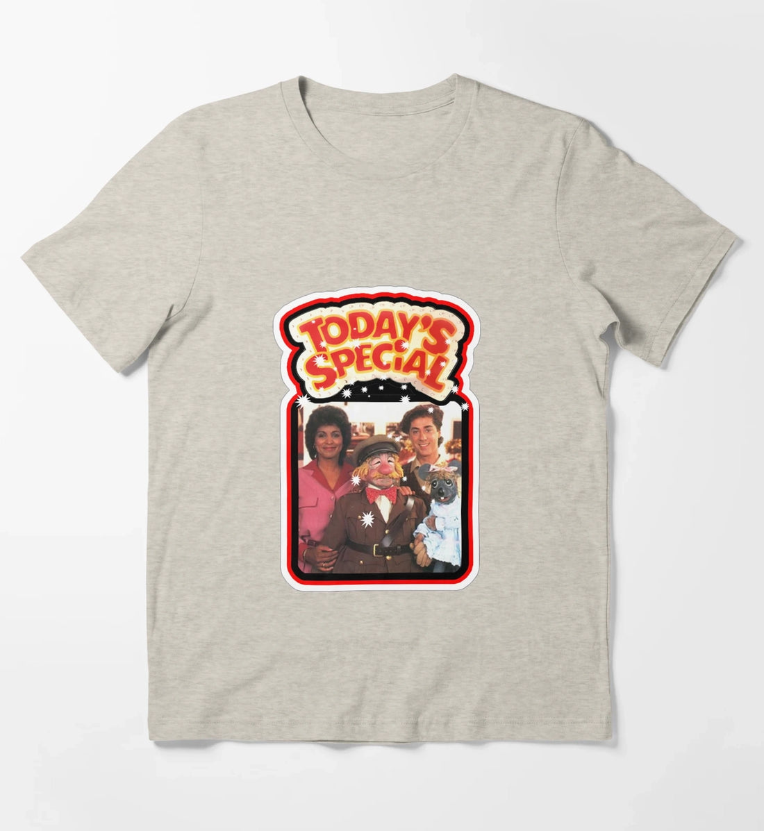Todays Special Retro 80s Nickelodeon T-Shirt Cream