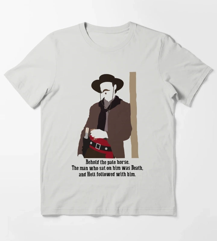 Tombstone Death T-Shirt Light Grey