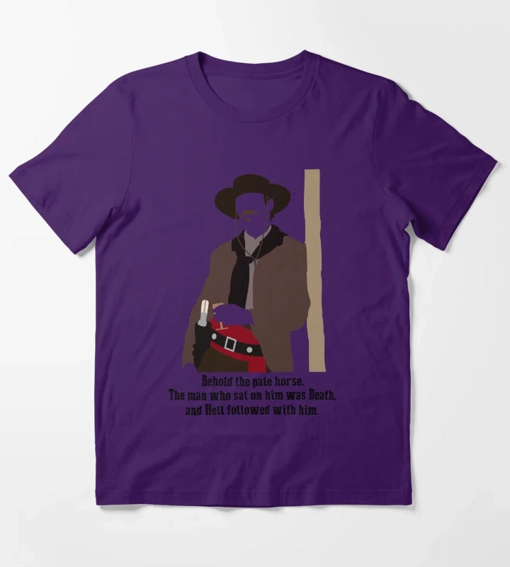 Tombstone Death T-Shirt Purple