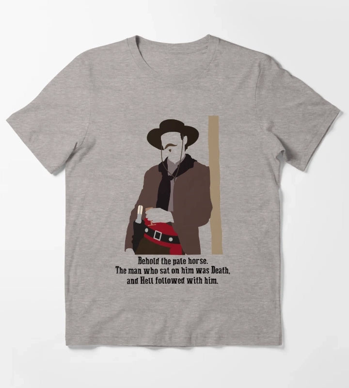 Tombstone Death T-Shirt Heather Grey