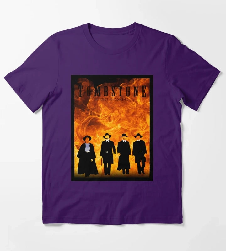 Tombstone FIRE T-Shirt Purple