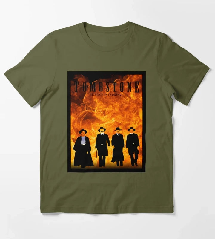 Tombstone FIRE T-Shirt Olive Green