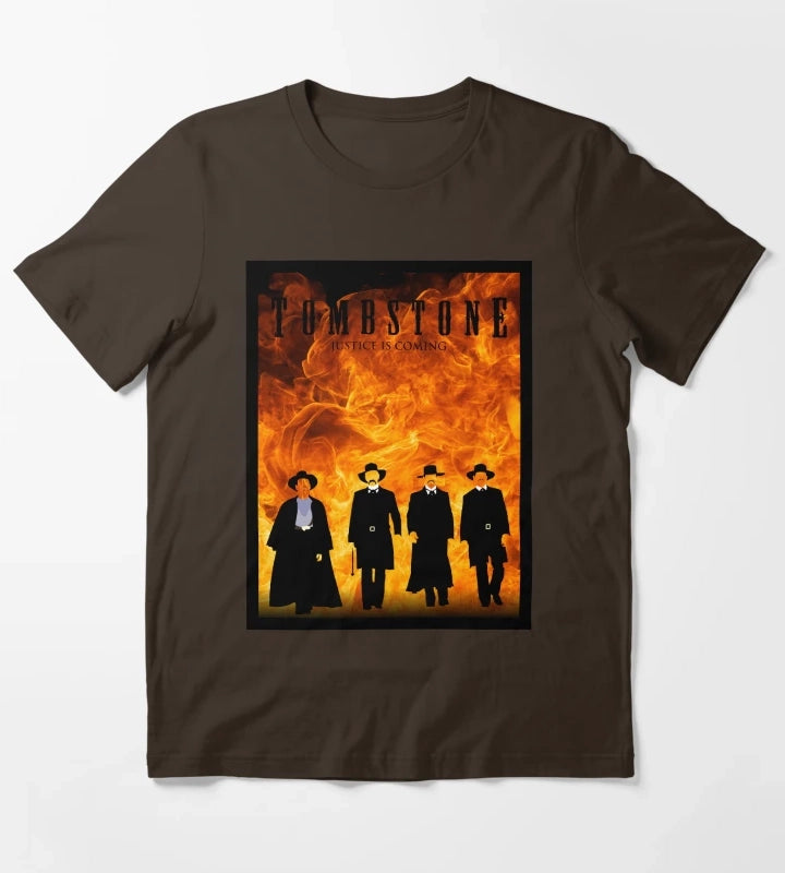Tombstone FIRE T-Shirt Brown