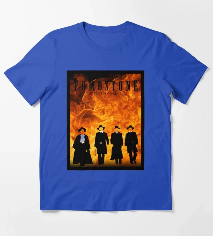 Tombstone FIRE T-Shirt Blue