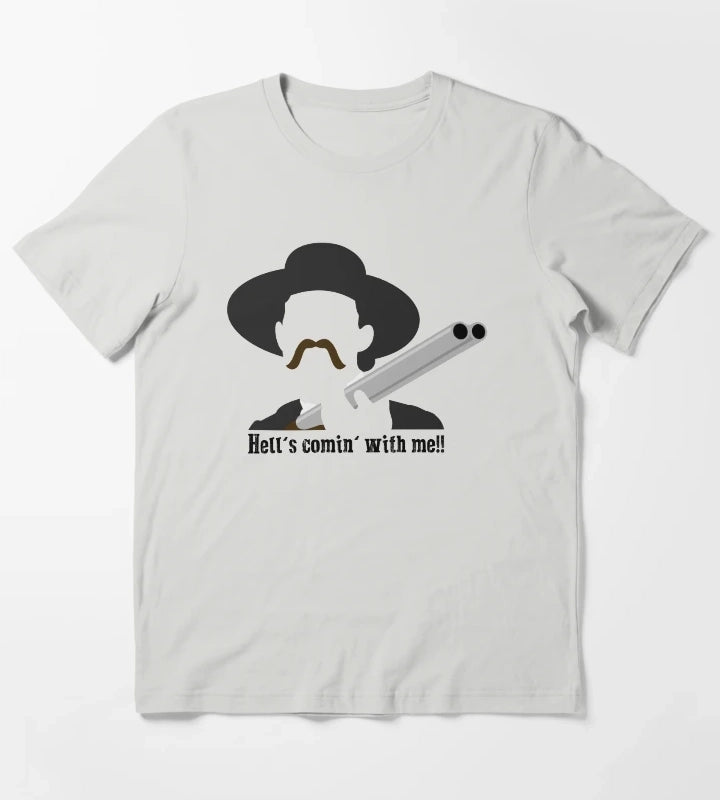 Tombstone Hells Comin With Me T-Shirt Light Grey