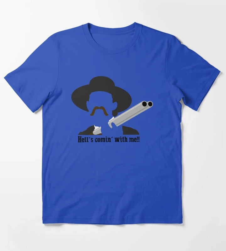 Tombstone Hells Comin With Me T-Shirt Blue