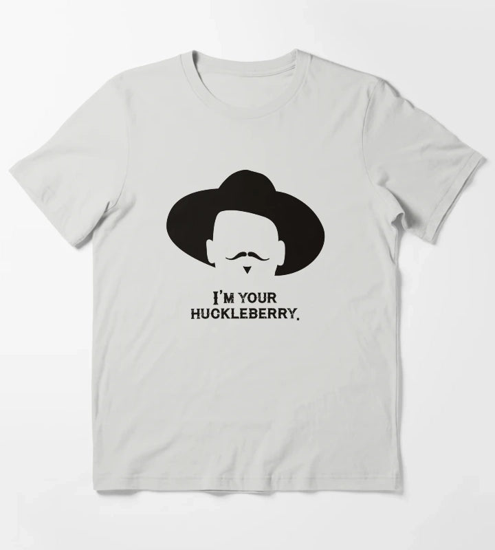 Tombstone Im Your Huckleberry 2 T-Shirt Light Grey