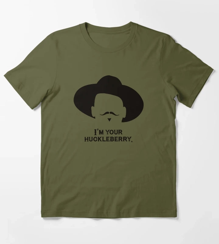 Tombstone Im Your Huckleberry 2 T-Shirt Olive Green