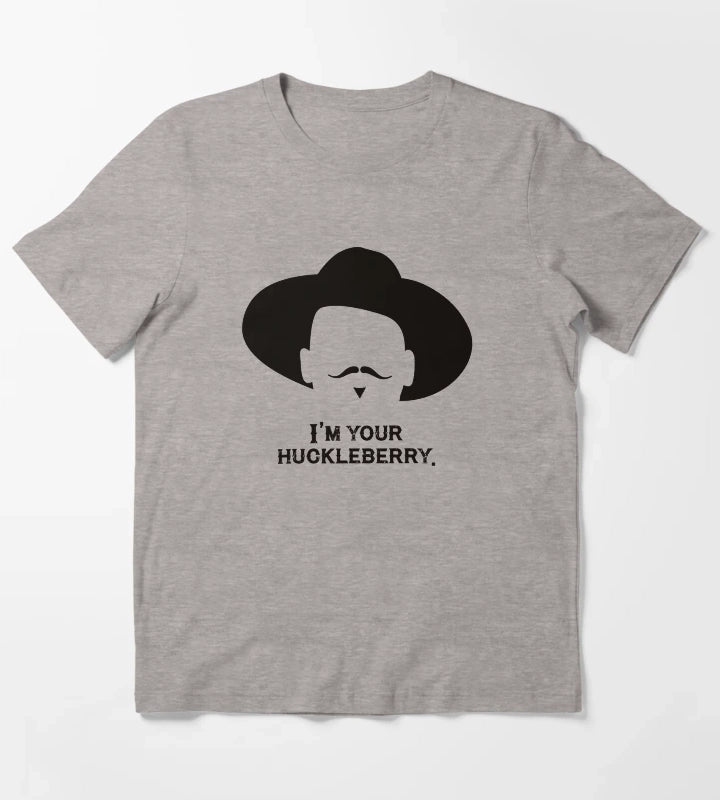 Tombstone Im Your Huckleberry 2 T-Shirt Heather Grey