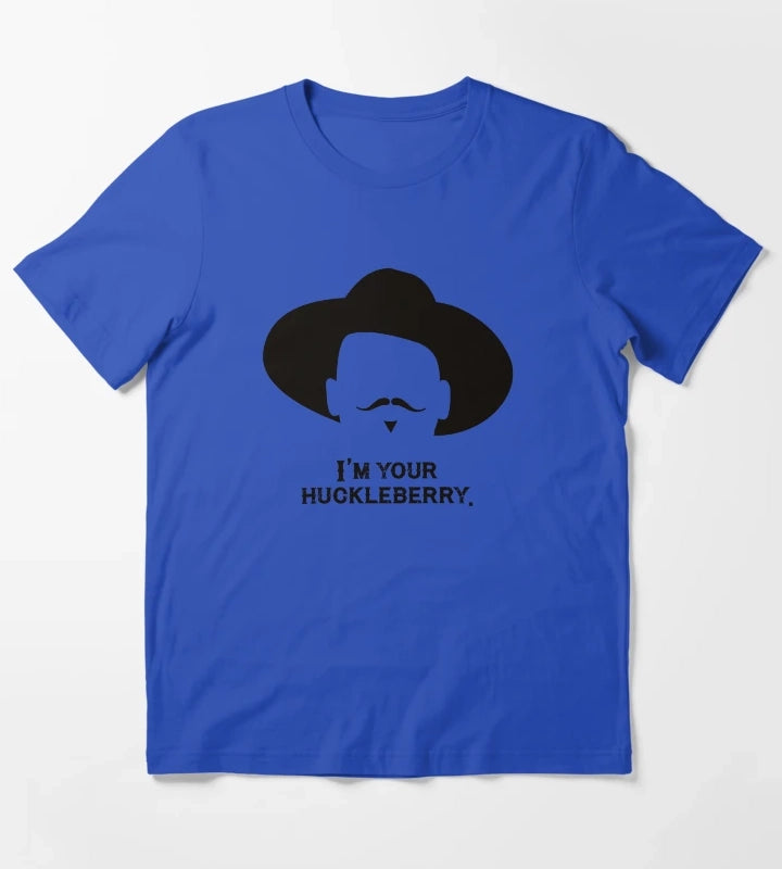 Tombstone Im Your Huckleberry 2 T-Shirt Blue