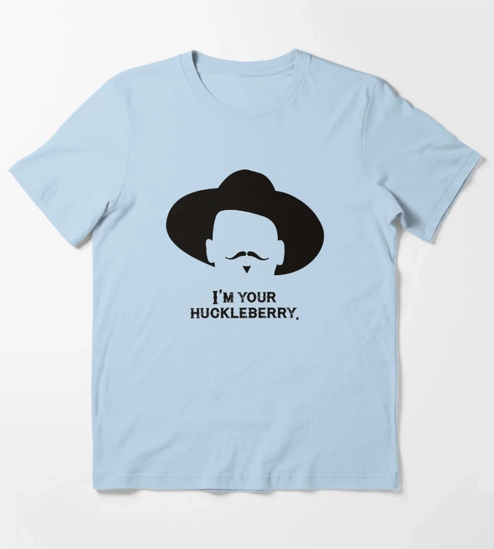 Tombstone Im Your Huckleberry 2 T-Shirt Sky Blue
