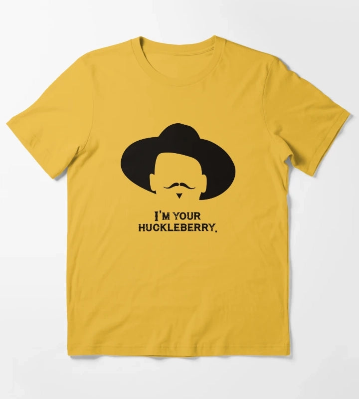 Tombstone Im Your Huckleberry 2 T-Shirt Yellow