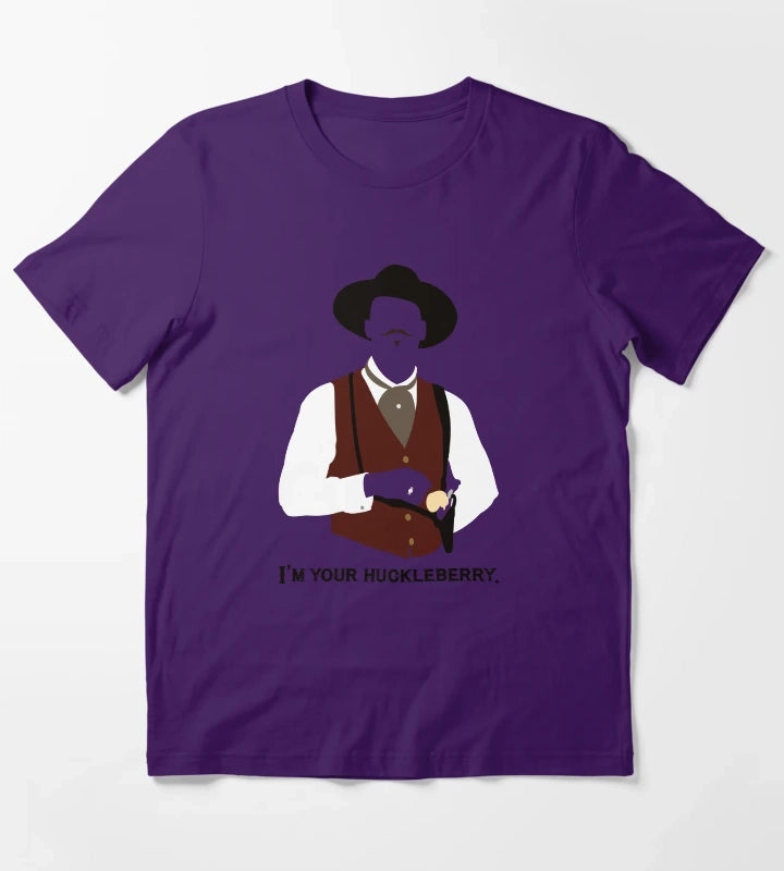 Tombstone Im Your Huckleberry T-Shirt Purple