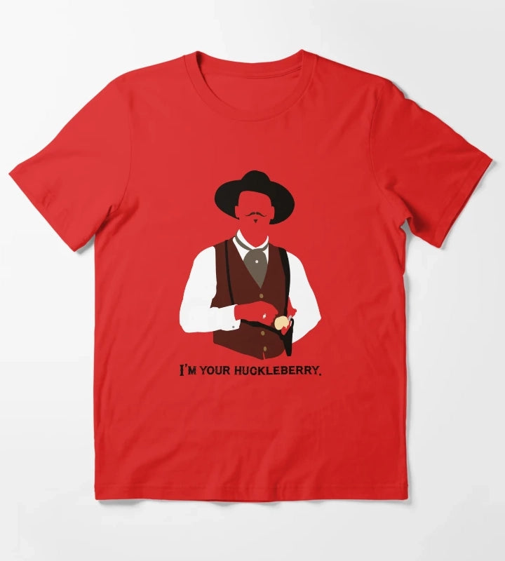 Tombstone Im Your Huckleberry T-Shirt Red