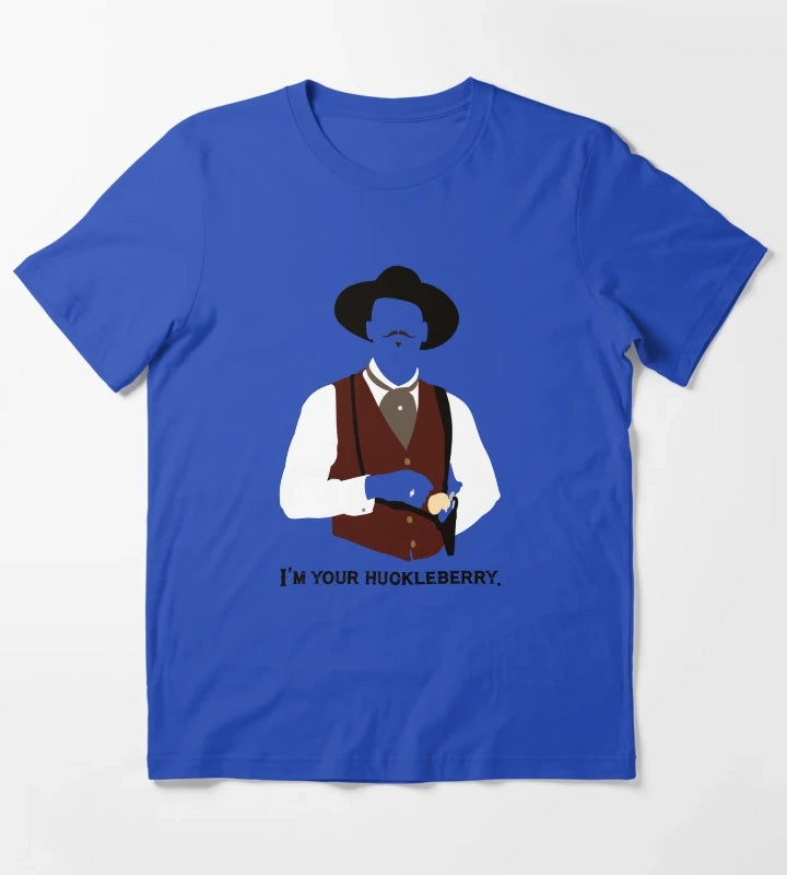Tombstone Im Your Huckleberry T-Shirt Blue