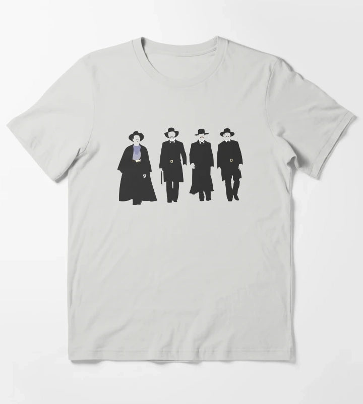 Tombstone Justice is Coming T-Shirt Light Grey