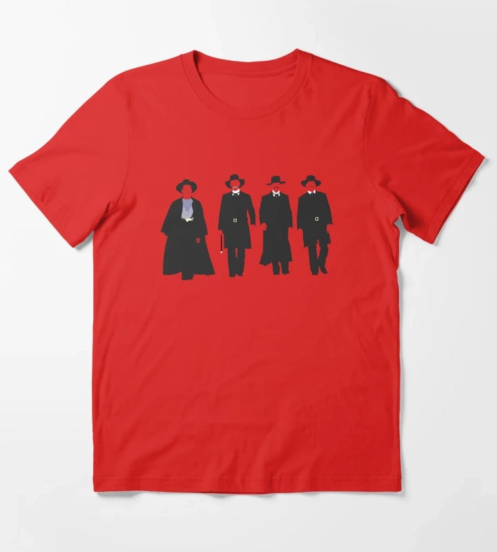 Tombstone Justice is Coming T-Shirt Red