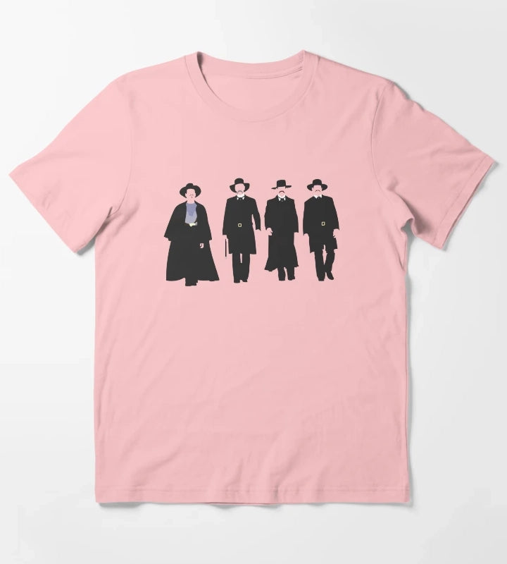 Tombstone Justice is Coming T-Shirt Dark Grey