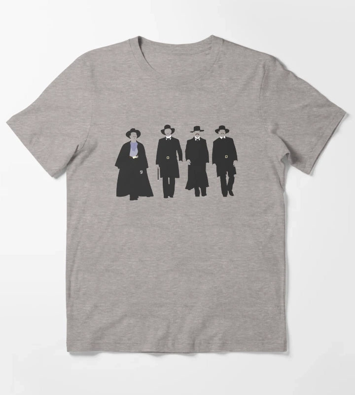 Tombstone Justice is Coming T-Shirt Heather Grey