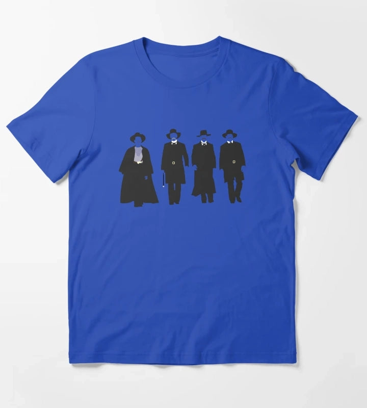 Tombstone Justice is Coming T-Shirt Blue
