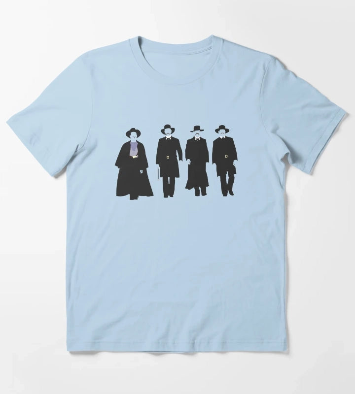 Tombstone Justice is Coming T-Shirt Sky Blue