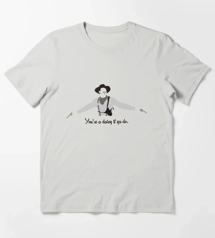 Tombstone Larger Daisy T-Shirt Light Grey