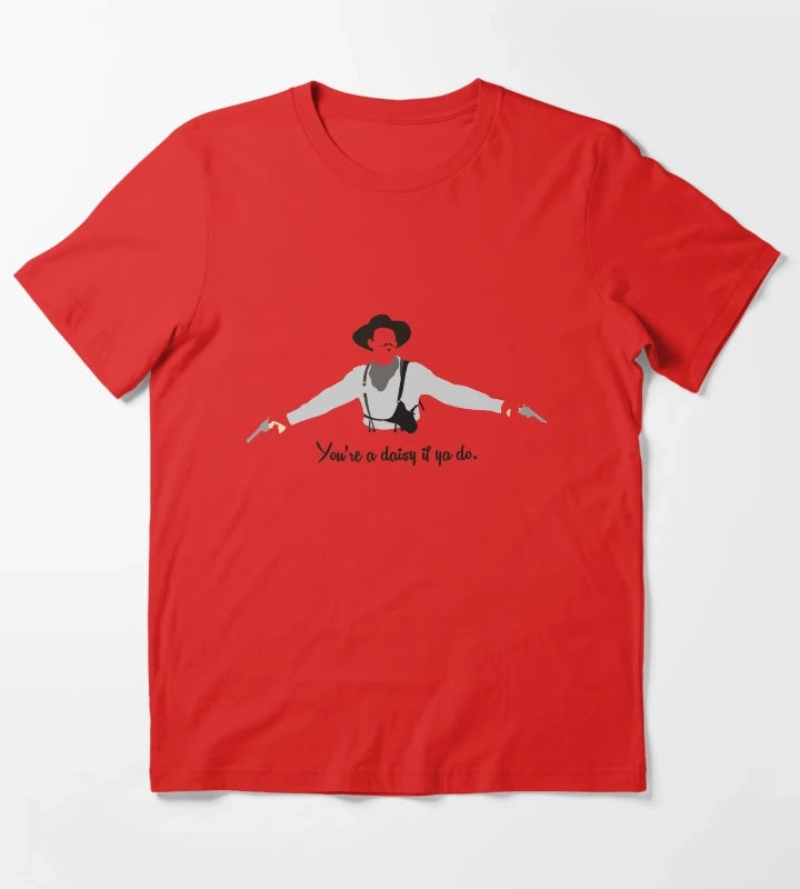 Tombstone Larger Daisy T-Shirt Red