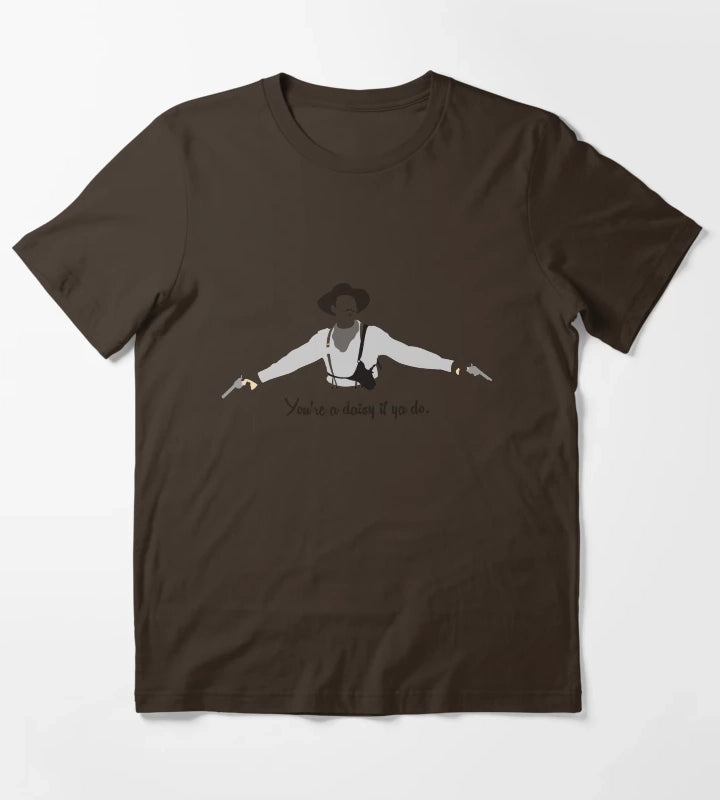 Tombstone Larger Daisy T-Shirt Brown