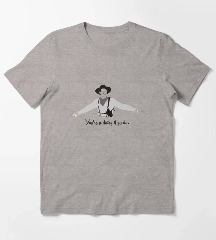 Tombstone Larger Daisy T-Shirt Heather Grey