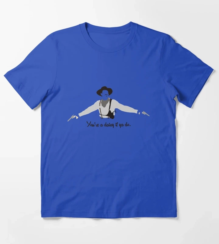 Tombstone Larger Daisy T-Shirt Blue