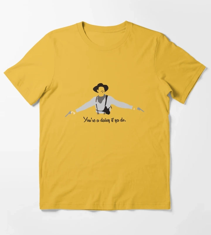 Tombstone Larger Daisy T-Shirt Yellow