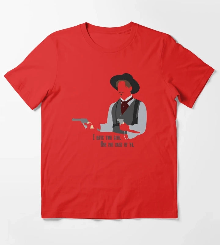 Tombstone Two Guns T-Shirt Red