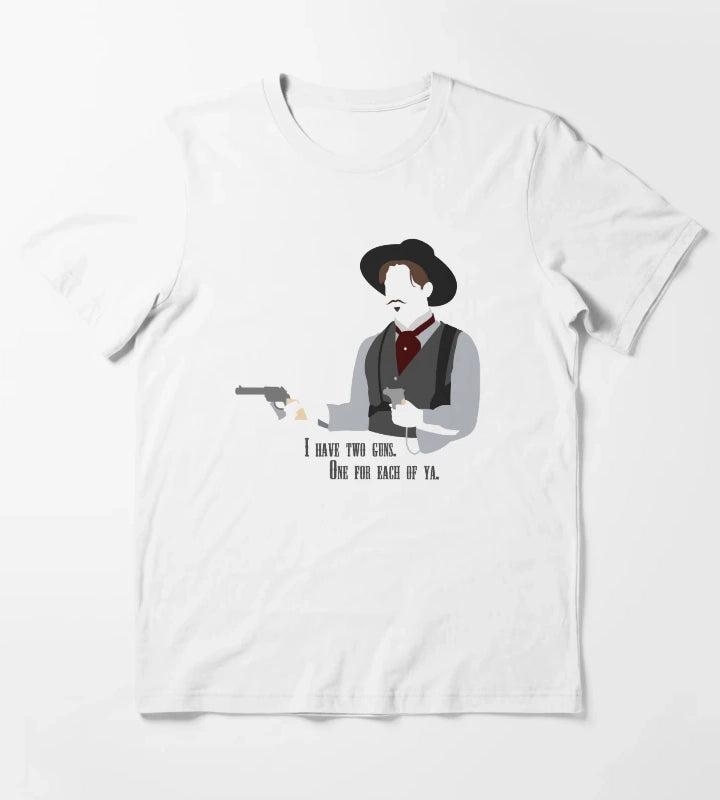 Tombstone Two Guns T-Shirt White