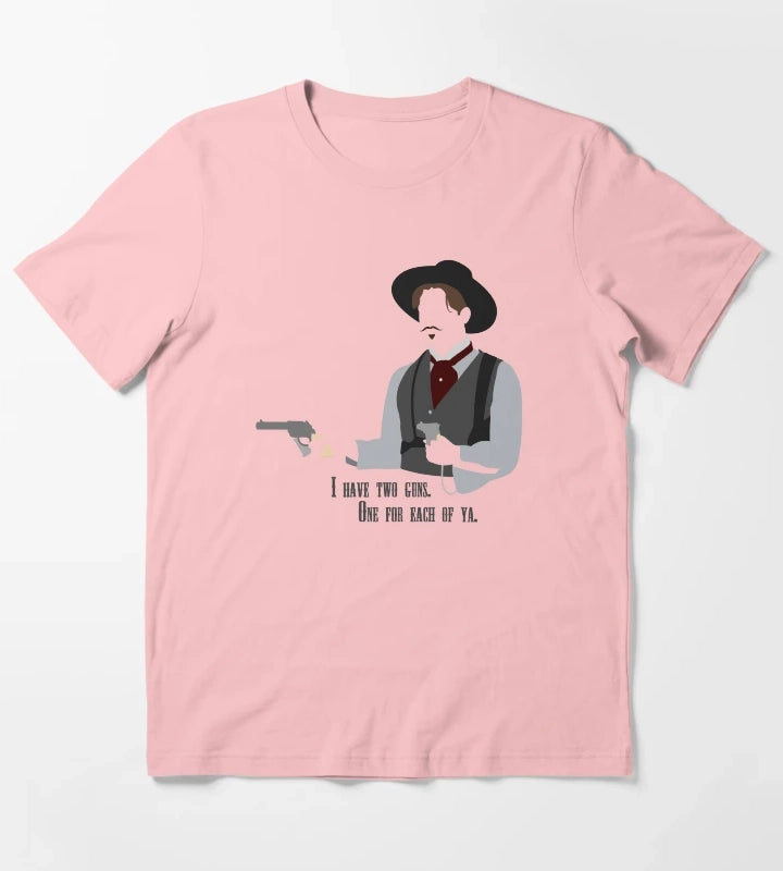 Tombstone Two Guns T-Shirt Dark Grey
