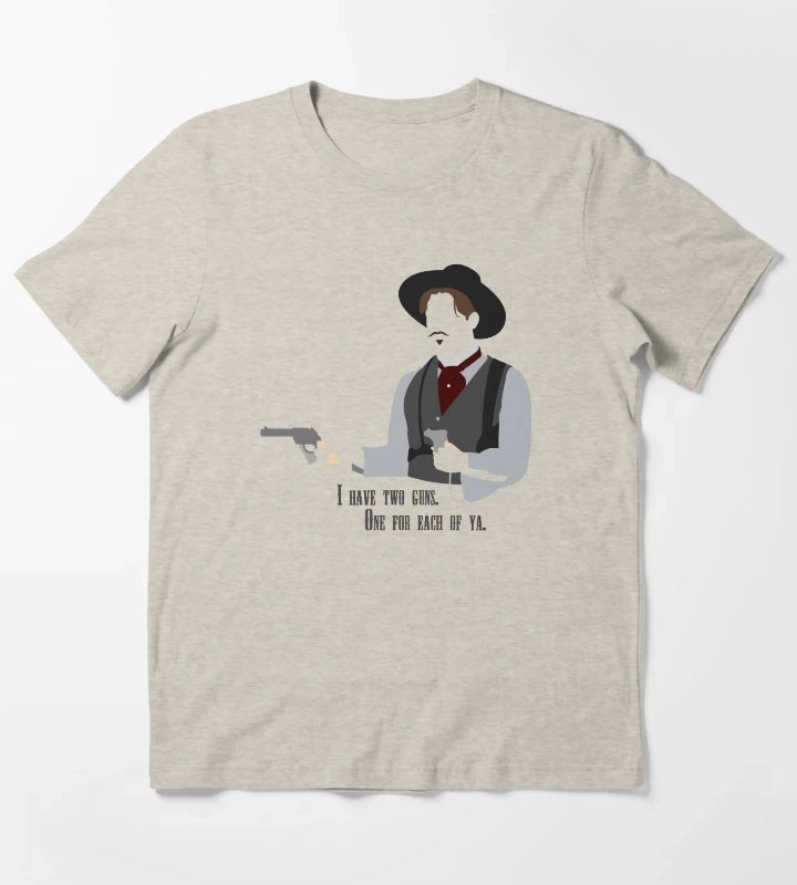 Tombstone Two Guns T-Shirt Cream