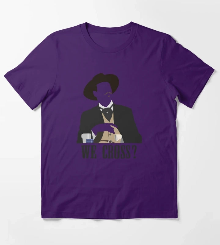 Tombstone We Cross T-Shirt Purple