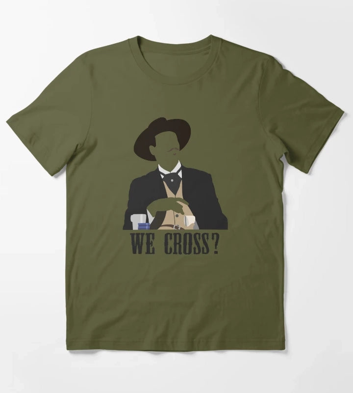 Tombstone We Cross T-Shirt Olive Green
